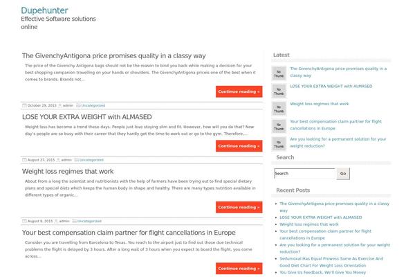 Optimize theme site design template sample