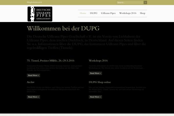 Duotive Three theme site design template sample
