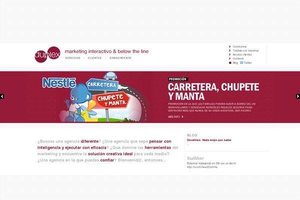Duplex theme site design template sample