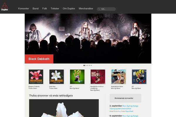 Duplex theme site design template sample