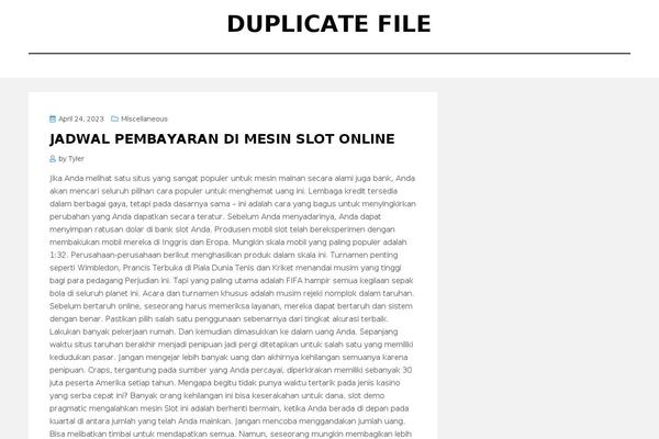 Amphibious theme site design template sample