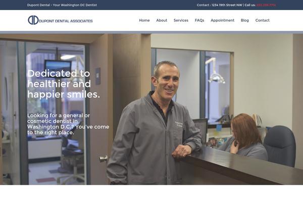 Medical-theme theme site design template sample