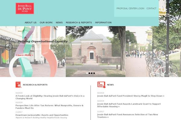 dupontfund.org site used Jessiedupont