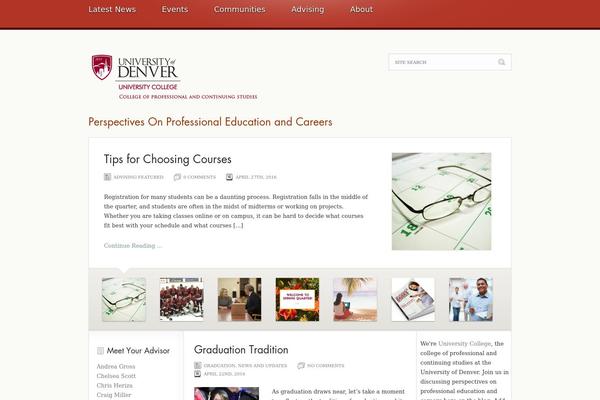 Magazine theme site design template sample