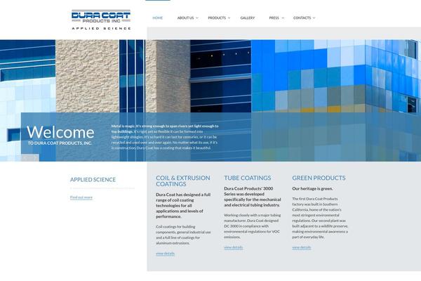 Novus theme site design template sample