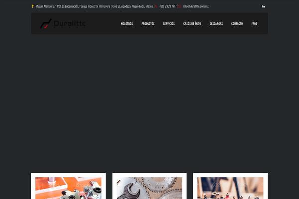 Baumeister theme site design template sample