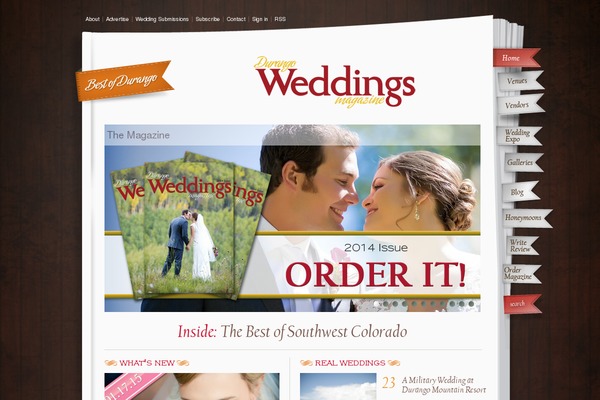 durango theme websites examples