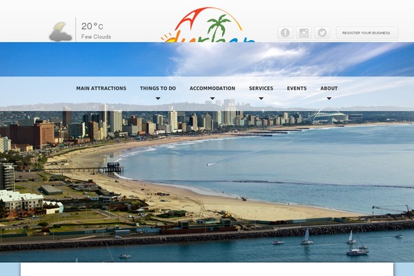 Roots theme site design template sample