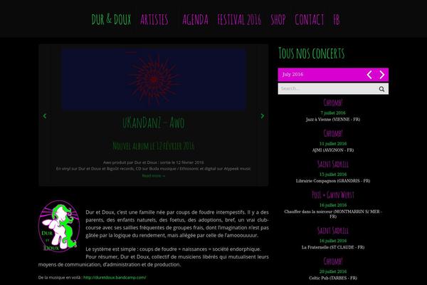 Divi-community theme site design template sample