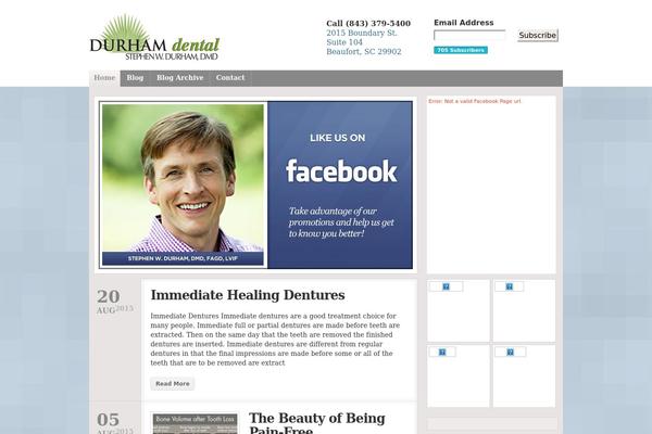 Community theme site design template sample