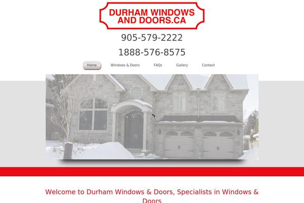 durhamwindowsanddoors.ca site used Roadrunner