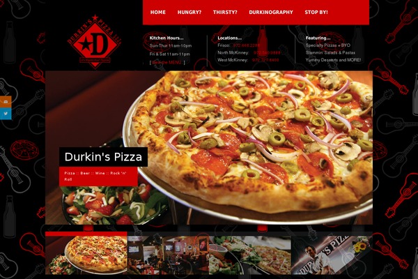 durkinspizza.com site used Coffee Shop