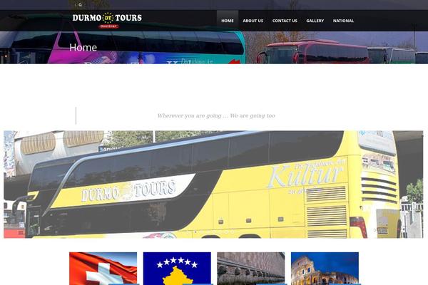 Tour Package theme site design template sample