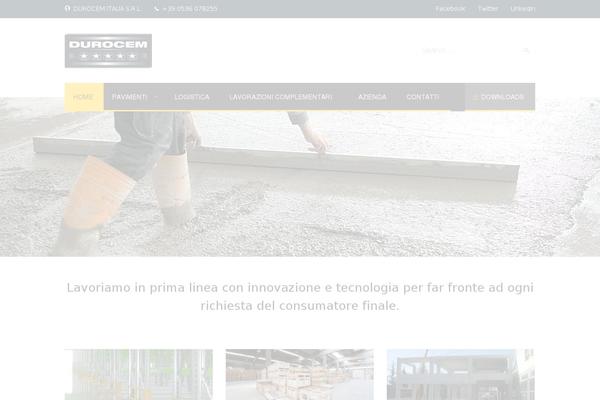 Factory theme site design template sample