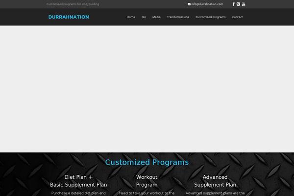 Fitness GYM theme site design template sample