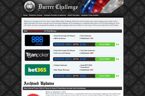 durrrrchallenge.com site used Theme-echeck