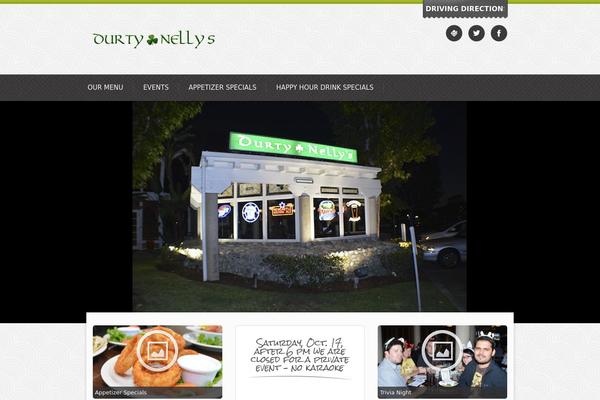 Bistro theme site design template sample