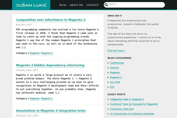 Site using Github WordPress Widget plugin
