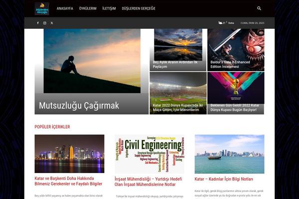 Newspaper theme site design template sample