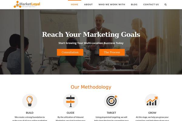 Times theme site design template sample