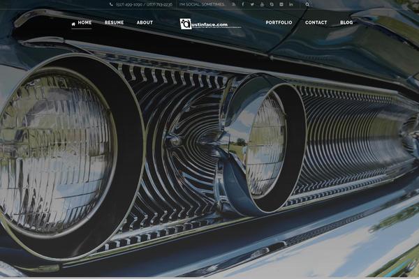Starry theme site design template sample