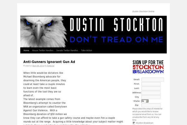 Twenty Thirteen theme site design template sample