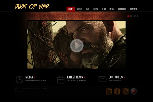 dustofwarmovie.com site used Titanium-wp