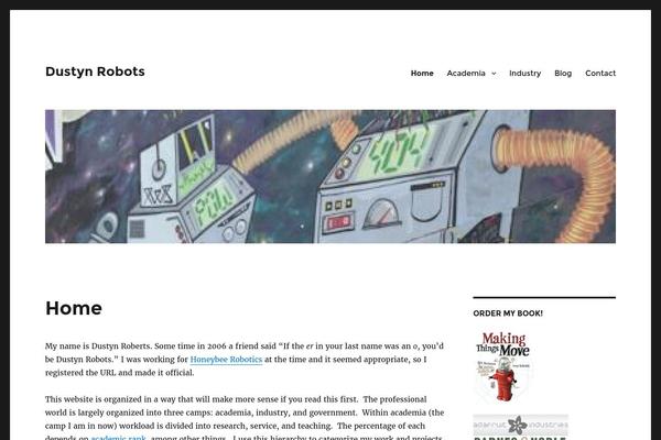 Maxwell theme site design template sample