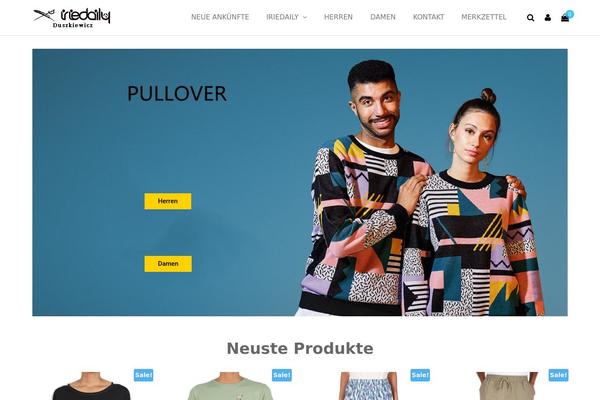 Futurio theme site design template sample