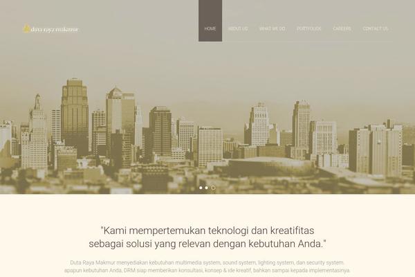Accio theme site design template sample