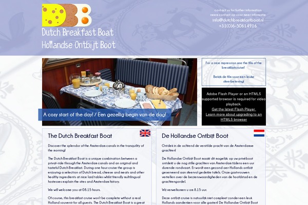 dutchbreakfastboat.nl site used Dbb