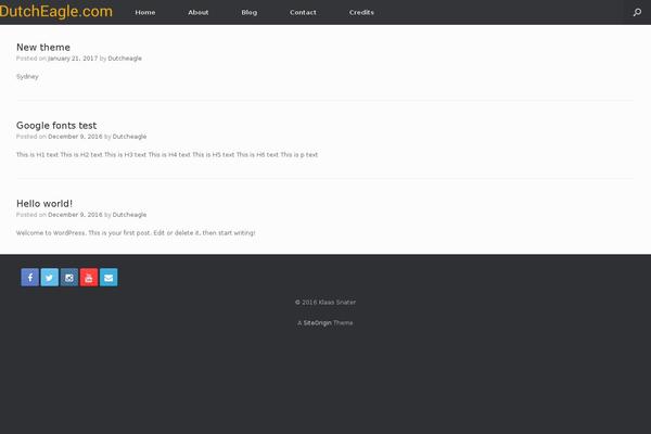 Site using Video Backgrounds for SiteOrigin Page Builder plugin