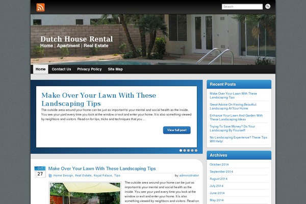 Graphene theme site design template sample