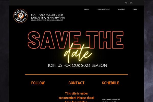 Site using Template-events-calendar plugin