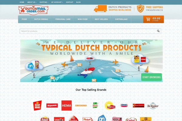 Shelflife theme site design template sample