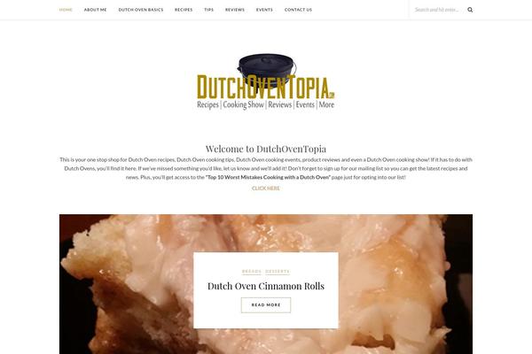 Rosemary theme site design template sample