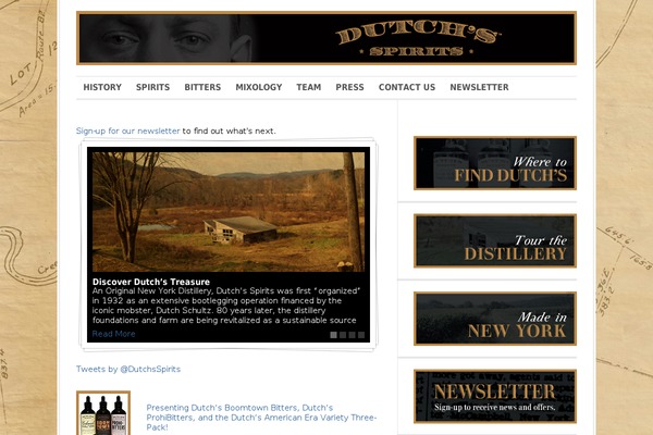 dutchsspirits.com site used Wp Ellie
