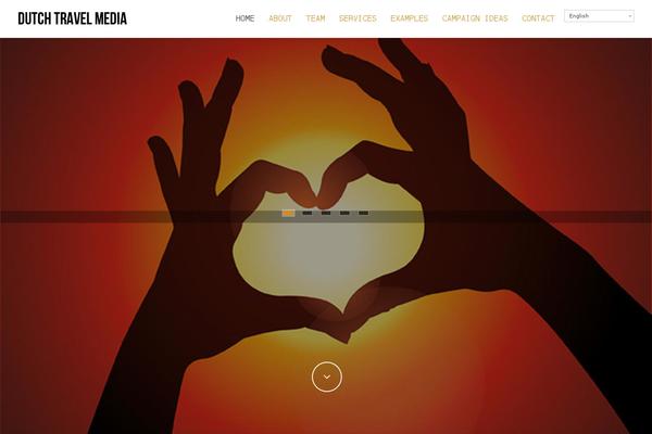 Jarvis theme site design template sample