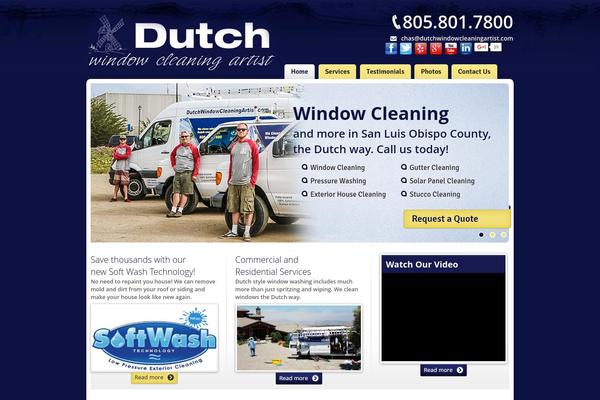 Dutch theme site design template sample