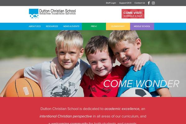 Dcs theme site design template sample