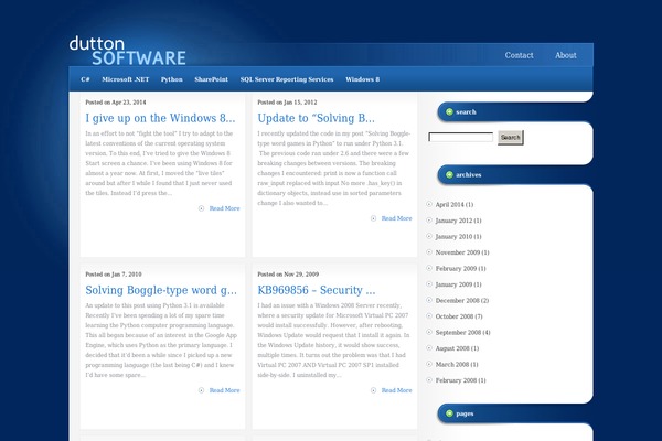 Studioblue theme site design template sample