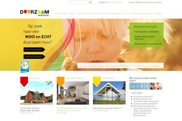 Vertikal theme site design template sample