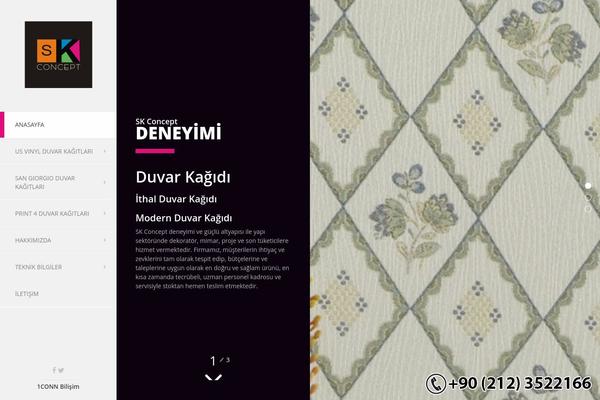 Sk theme site design template sample