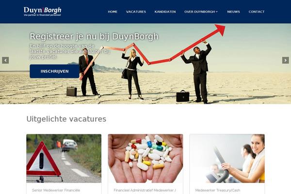 Jobify theme site design template sample