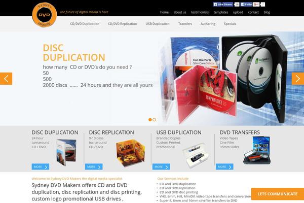 dvdmakers.com.au site used Sdm