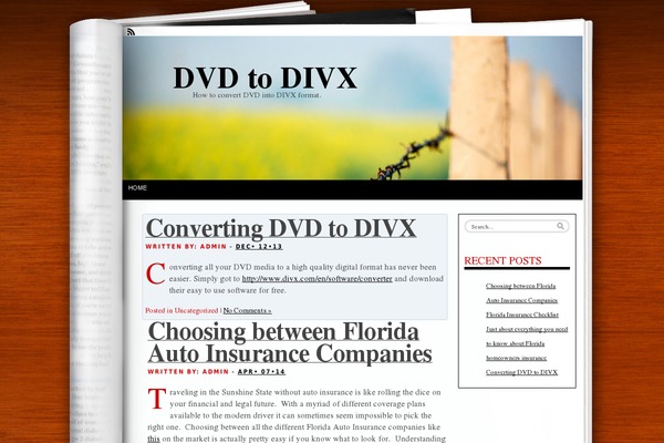 Fresh Ink Magazine theme site design template sample