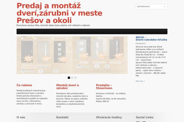 Firma theme site design template sample