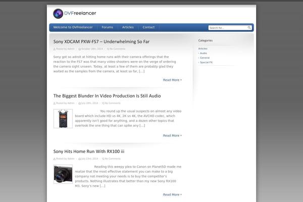 Debonair theme site design template sample