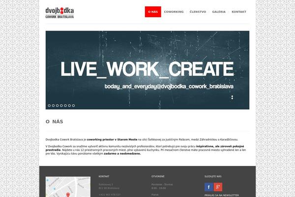 Bigbang theme site design template sample