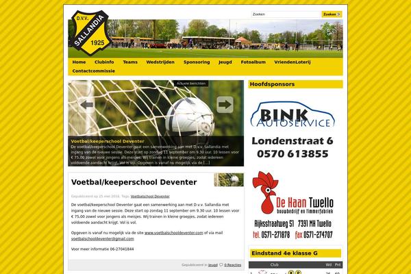 Gazette theme site design template sample